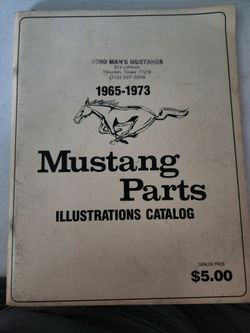 1965 to 1973 Mustang parts catalog