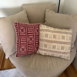 Oversized Microfiber Loveseat - Accent Chair $350 obo 