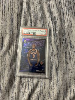 RJ Barrett Optic My House Purple Holo PSA 10
