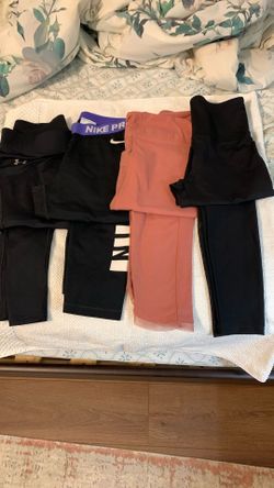 Set Of 5 Athletic Pants, Sizes: S and M 