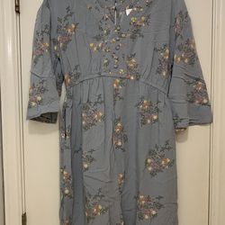Motherhood Womens Size   Motherhood Womens Size X-Small Floral Knee Length 3/4 Sleeves Romper
