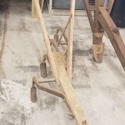Antique Horse Drawn Plows 3 Plows Total.