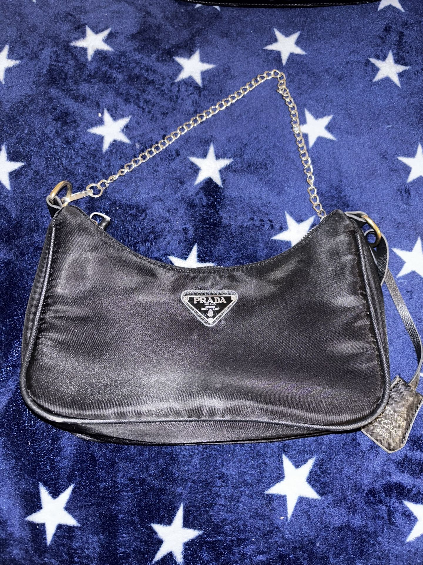 Black Nylon Bag Used 