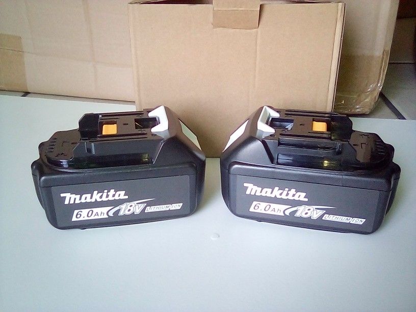 Battery Pack For Power Tool Lithium-ion Rechargeable 6.0Ah 18V Led Level Indicator