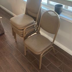 4 Fixed Chairs $100