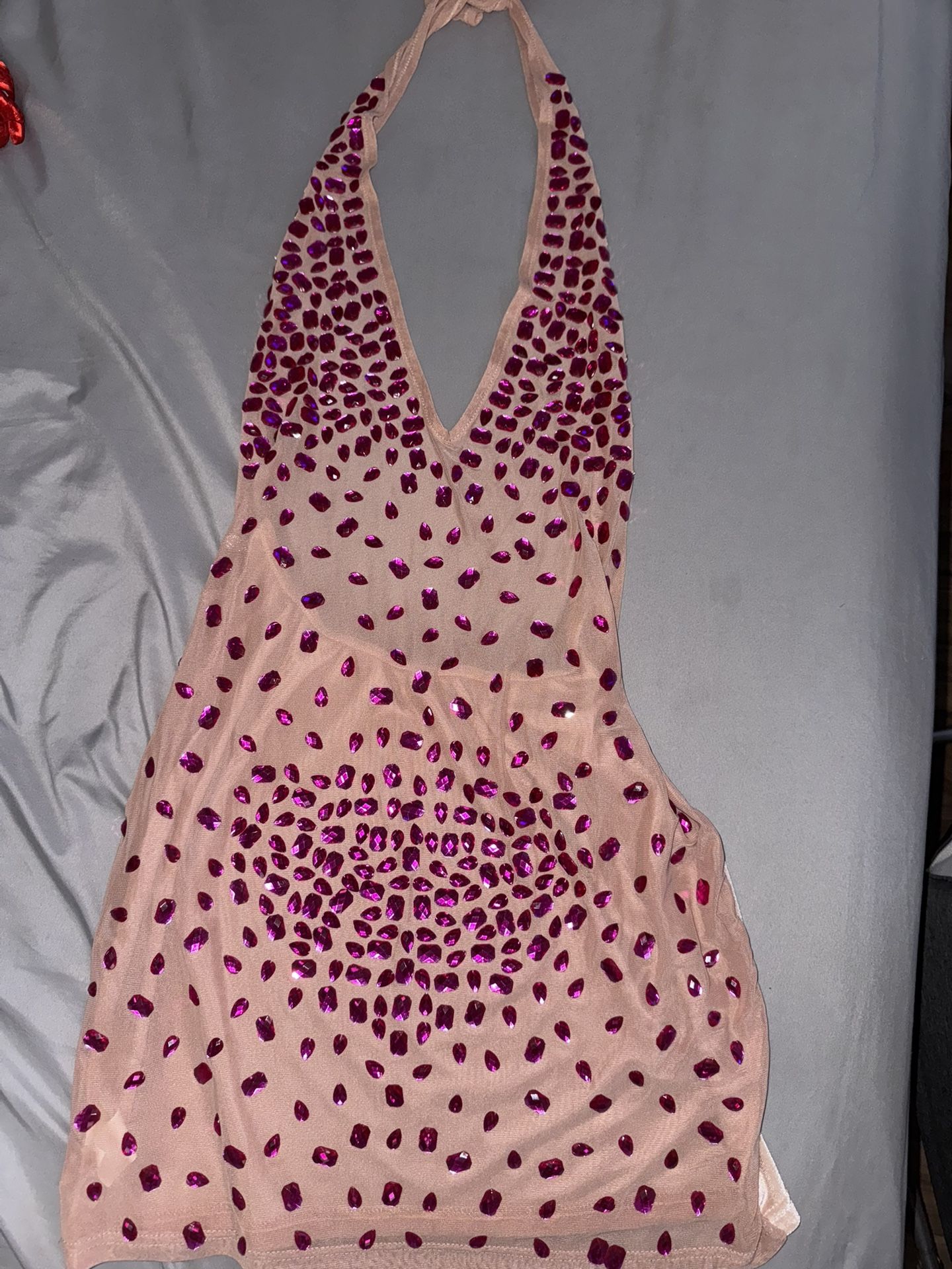 SHEIN Rhinestone Dress