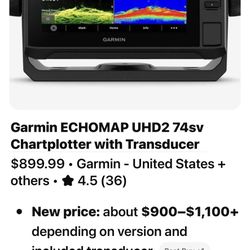 Garmin Plot Charger And Transducer