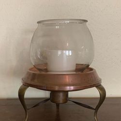 Copper Base candle holder or plant stand