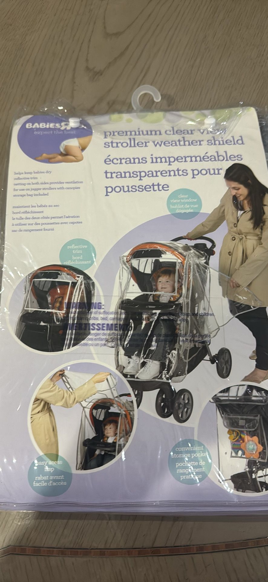 Babies R Us stroller weather shield
