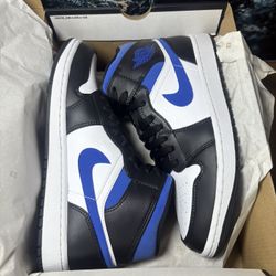 Air Jordan 1 Mid Racer Blue 