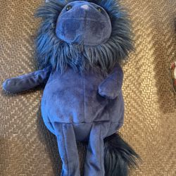 Jellycat London Luda Monster Stuffed Animal Dark Blue Plush 17"