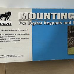 Security Mounting Post For Keypad