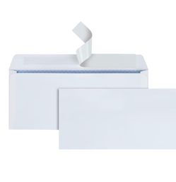 Quality Park #10 Redi-Strip Security Envelope, 24 lb, White, 500 ct @z6-295