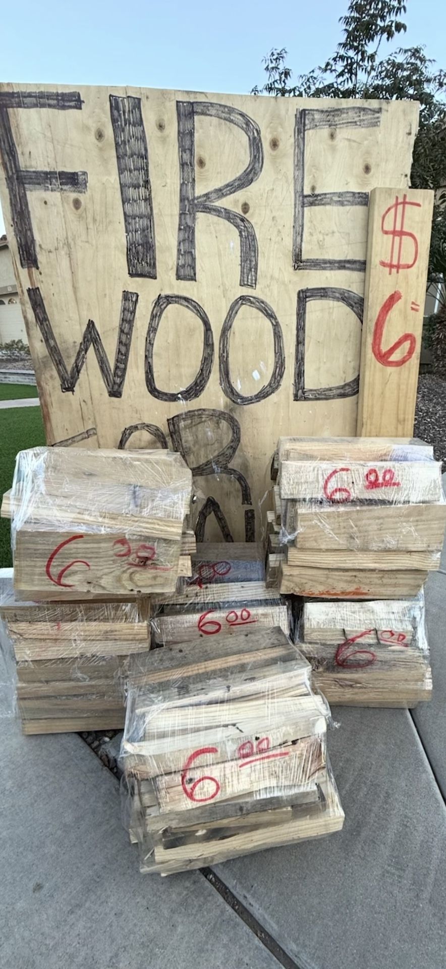 Fire Wood Bundles $6 
