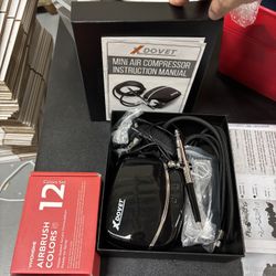 Upgraded 40PSI Airbrush Kit with Paints 