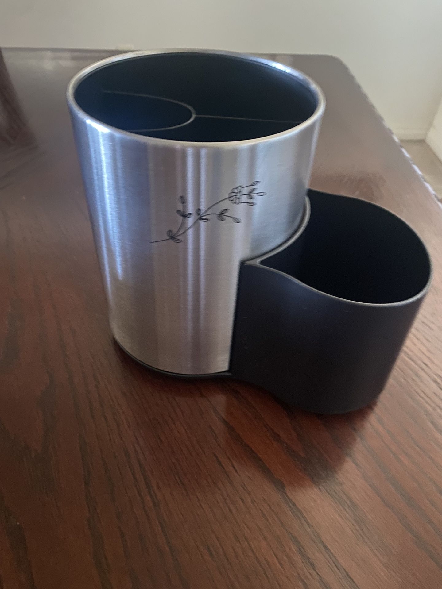 Princess House Stainless Steel Utensil Holder