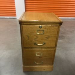 Wood File Cabinet