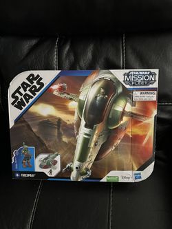 Slave One, A.K.A. Fire Spray With Boba Fett Figure
