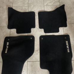 Original Ram1500 Mopar floor mats removed from 2017 Ram 1500