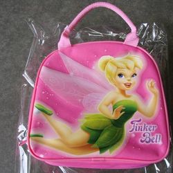 Disney Tinkerbell Fairy Tale Pink Lunch bag with Water Bottle

