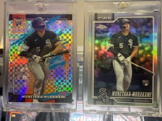 2026 topps chrome & finest chrome Munetaka Murakami RC lot (2)