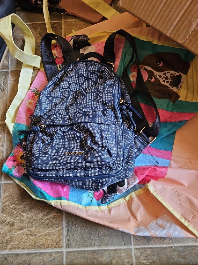 Medium Calvin Klien Backpack Purse 