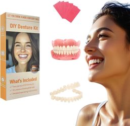 Denture Do it Yourself Full Set of Top and Bottom Fake Teeth $30