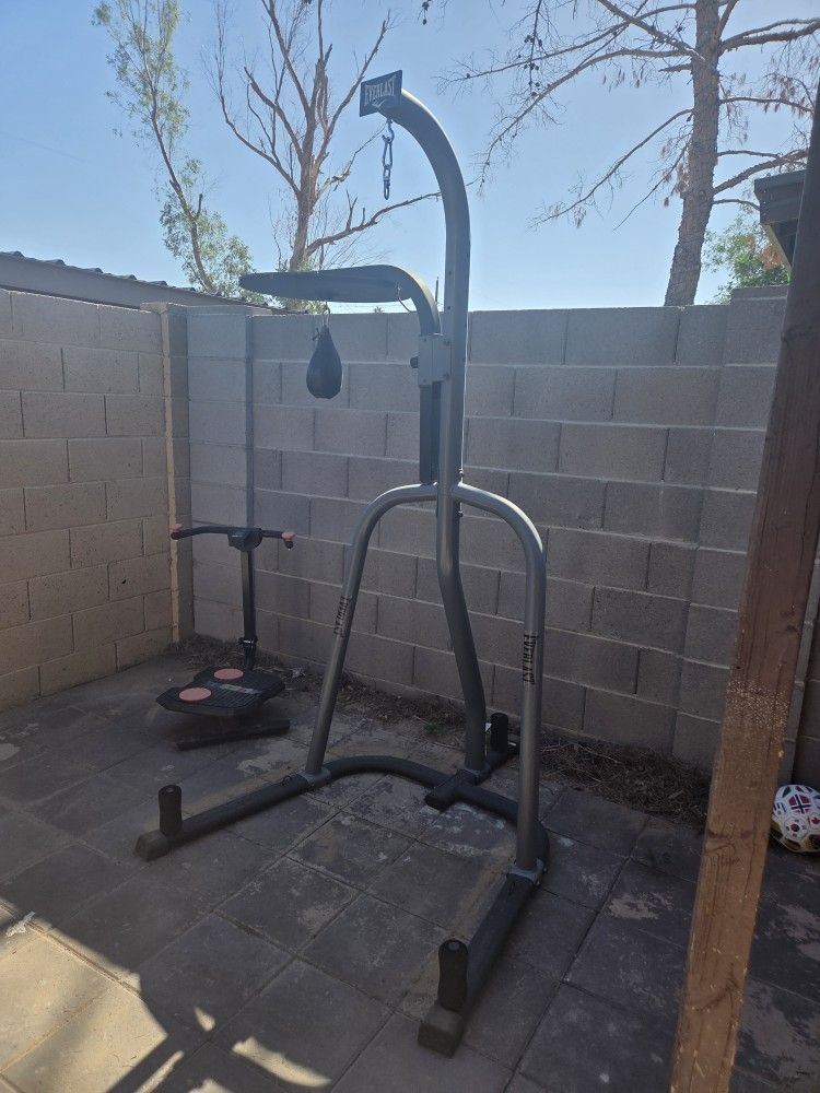 Heavy Bag And Speed Bag Stand