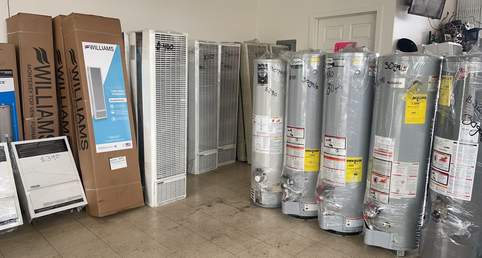 Water Heater Y Wall Heater