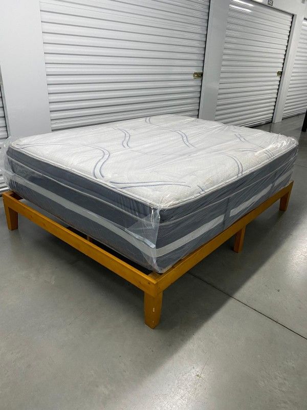 Queen Bed Frame With Mattress