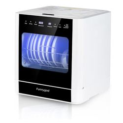 Countertop dishwasher, portable dishwasher, fully automatic