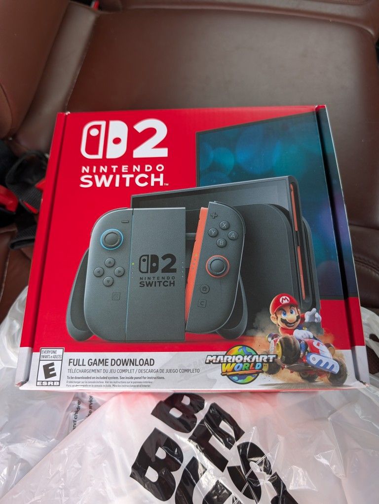 Nintendo Switch 2 + Mario Kart + 1 Year Nintendo Switch Online & Expansion Pack
