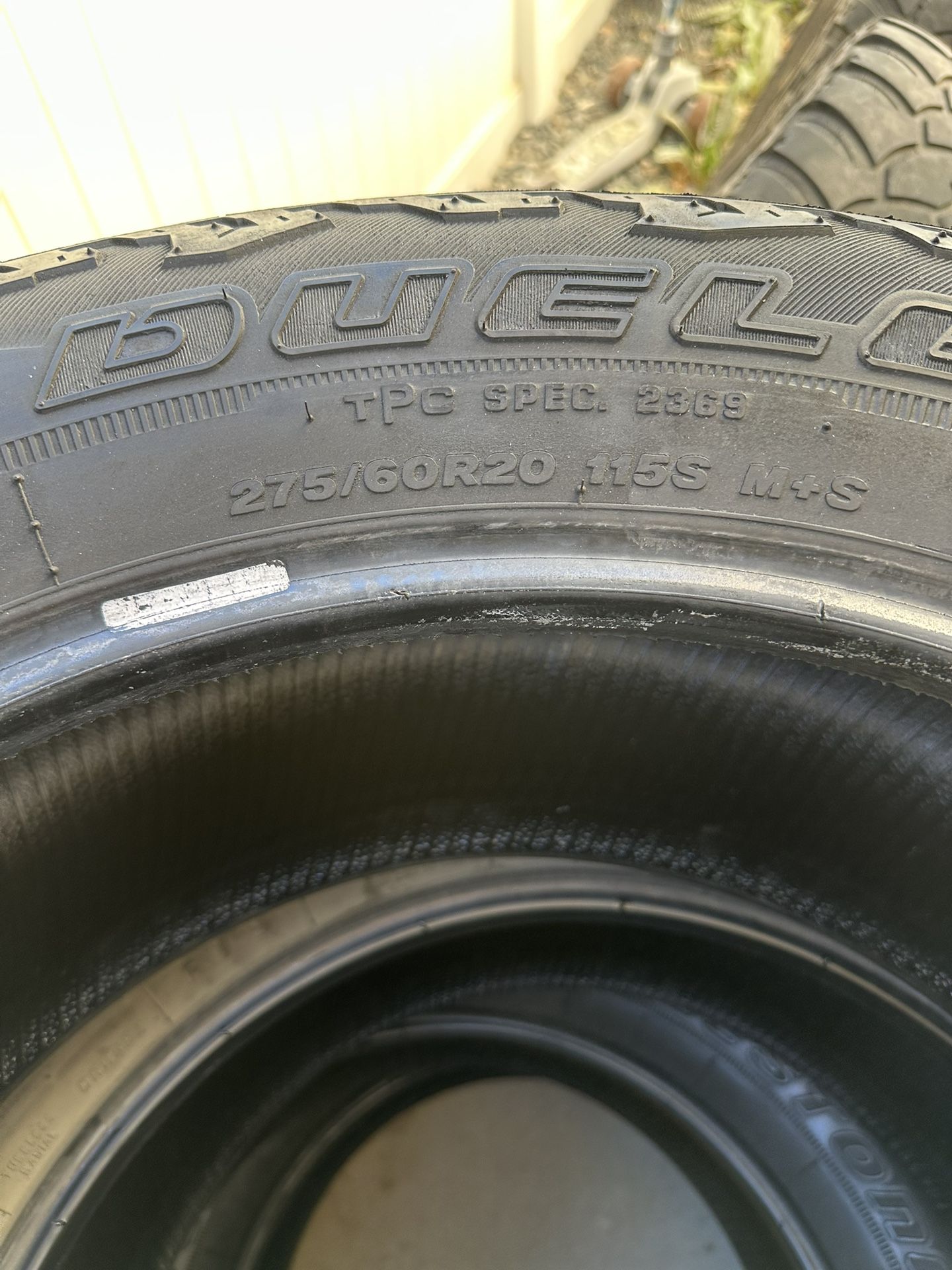 275/60 R20 Set Of 4 Used Tires