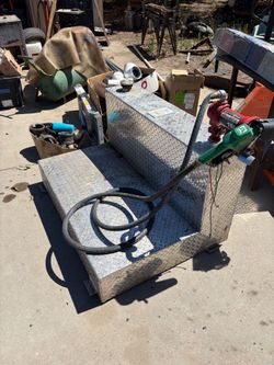 85 gallon Fuel tank with Pump and nozzle