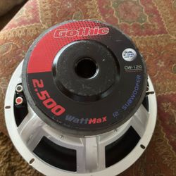 Gothic 2500 Max Watt, Alpine 1000 Watt Subs.