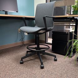 New 9805 Drafting Chair / Drafting Stool With Footrest Ring