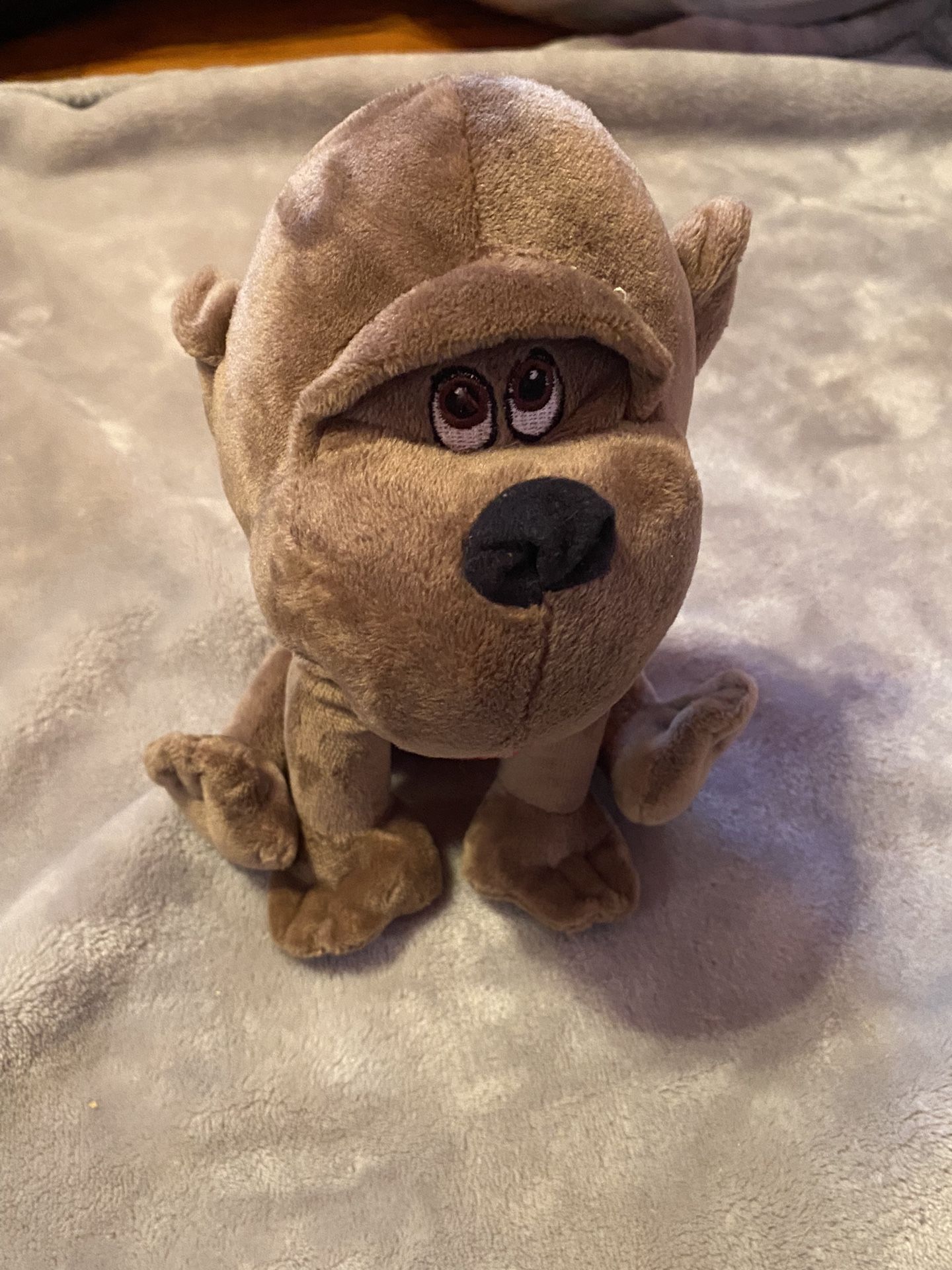 Orbi Ron Banafato Brown Monkey Plush Stuffed Animal Toy 6"
