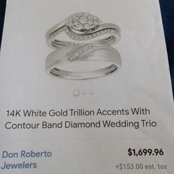 Woman Wedding Set Size 6