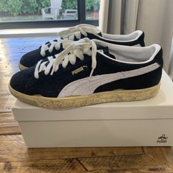 Men’s Puma Suede Never Worn Collection Black Sz 10 New With Box Very Rare
