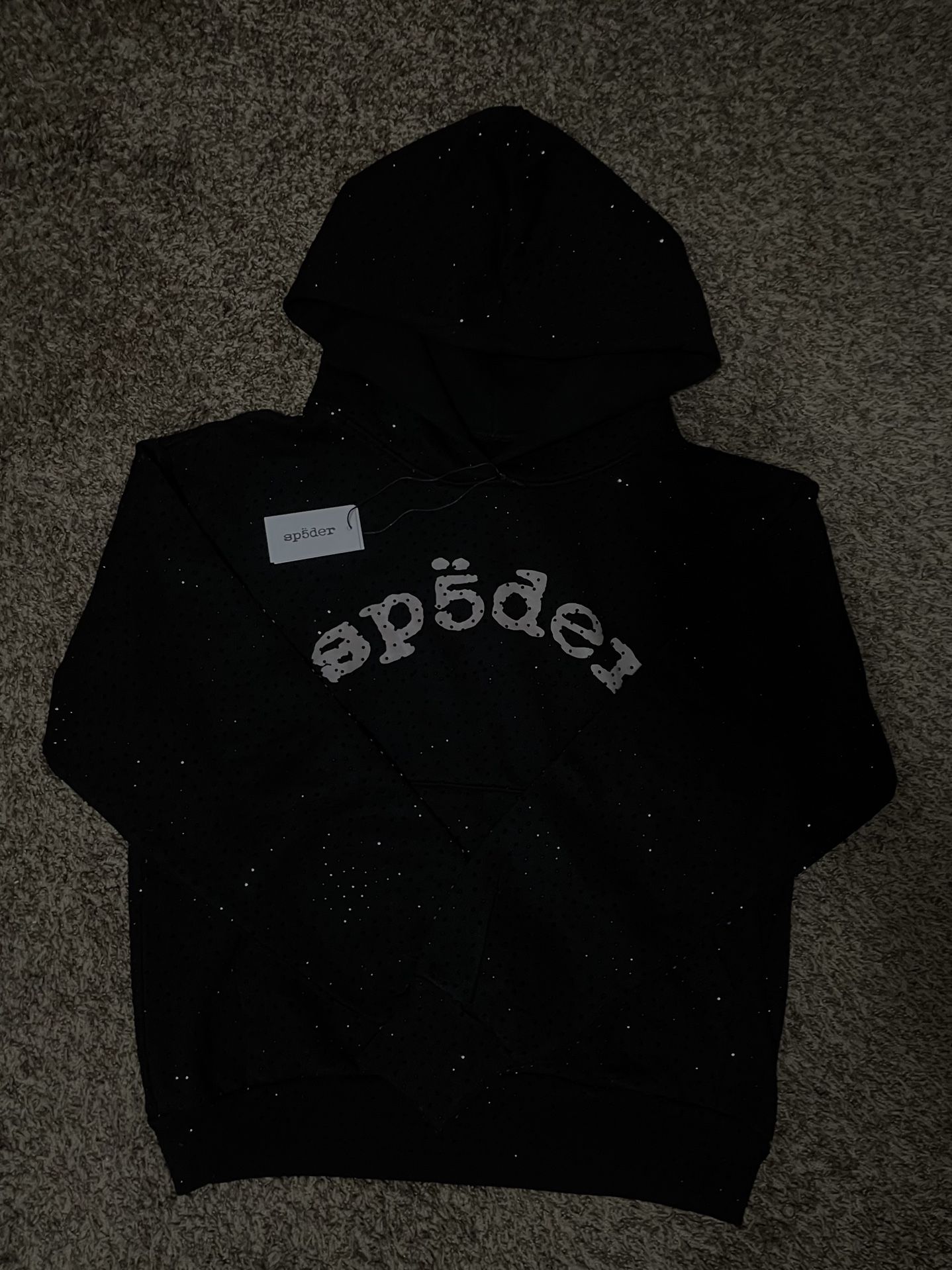 Sp5der VVS Hoodie Black