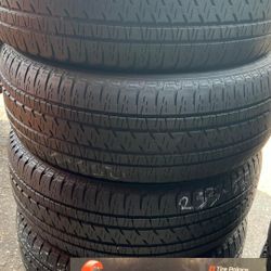 Used tires 255/55/20 all season Bridgestone mount and balance recycling includes $350