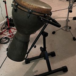 Djembe and Stand