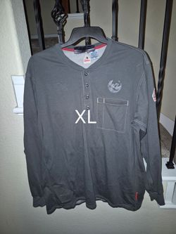 BULWARK FRC IQ SERIES LIGHT WEIGHT CONFORT GREY PULL OVER SHIRT