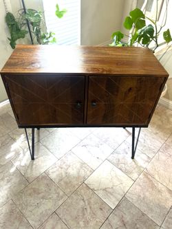 Mcm Wooden Cabinet Great Condition  38”,16”35” Height