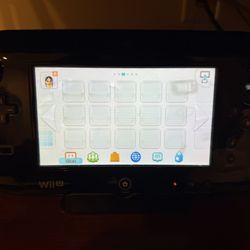 Wii U Gaming Console With Box And Two Games