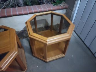 2 Side Table Or Can Be Use As A Coffee Table  28 1/2" X26" X 20" High Thumbnail