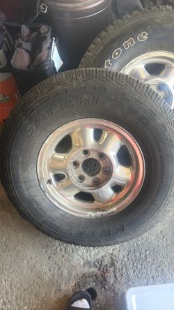 Two Tires with Rims Need Gone Fast!