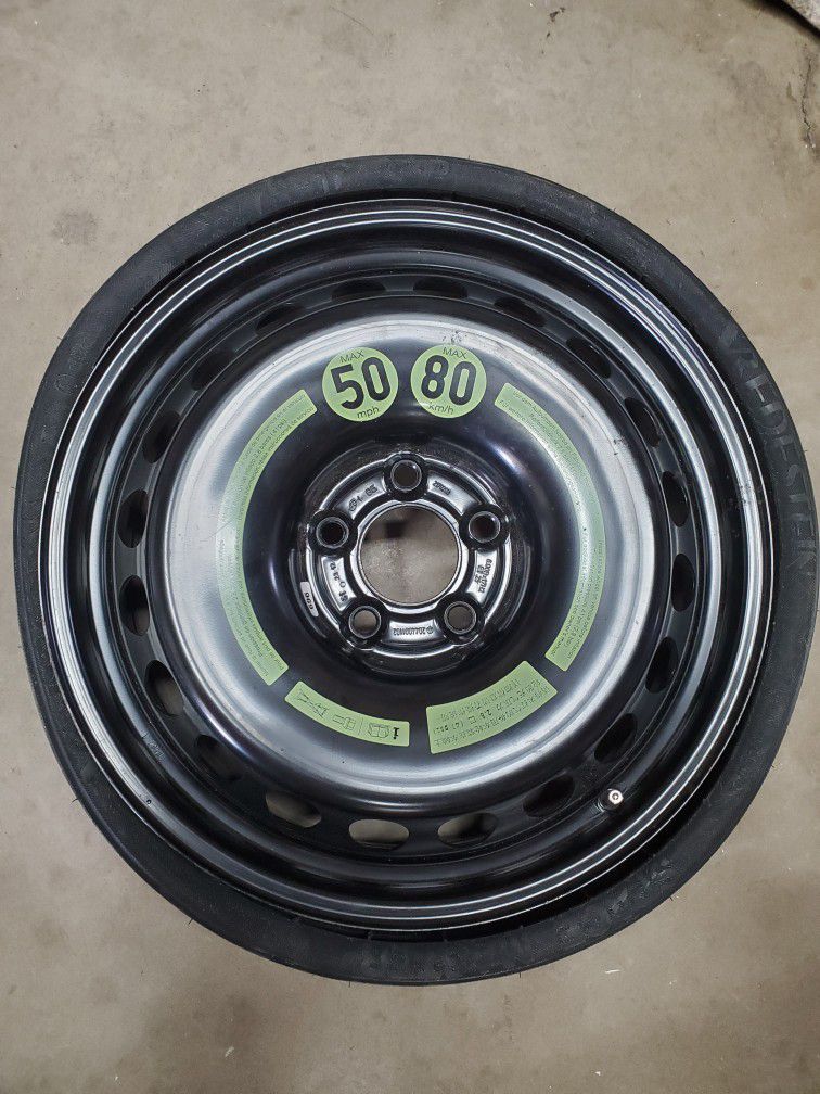 10-15 Mercedes X204 GLK350 Emergency Spare Tire Compact Wheel Rim 6.00x17H2 ET25


