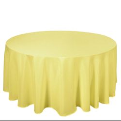 5-120” Round Polyester Table Linen (5 Colors)