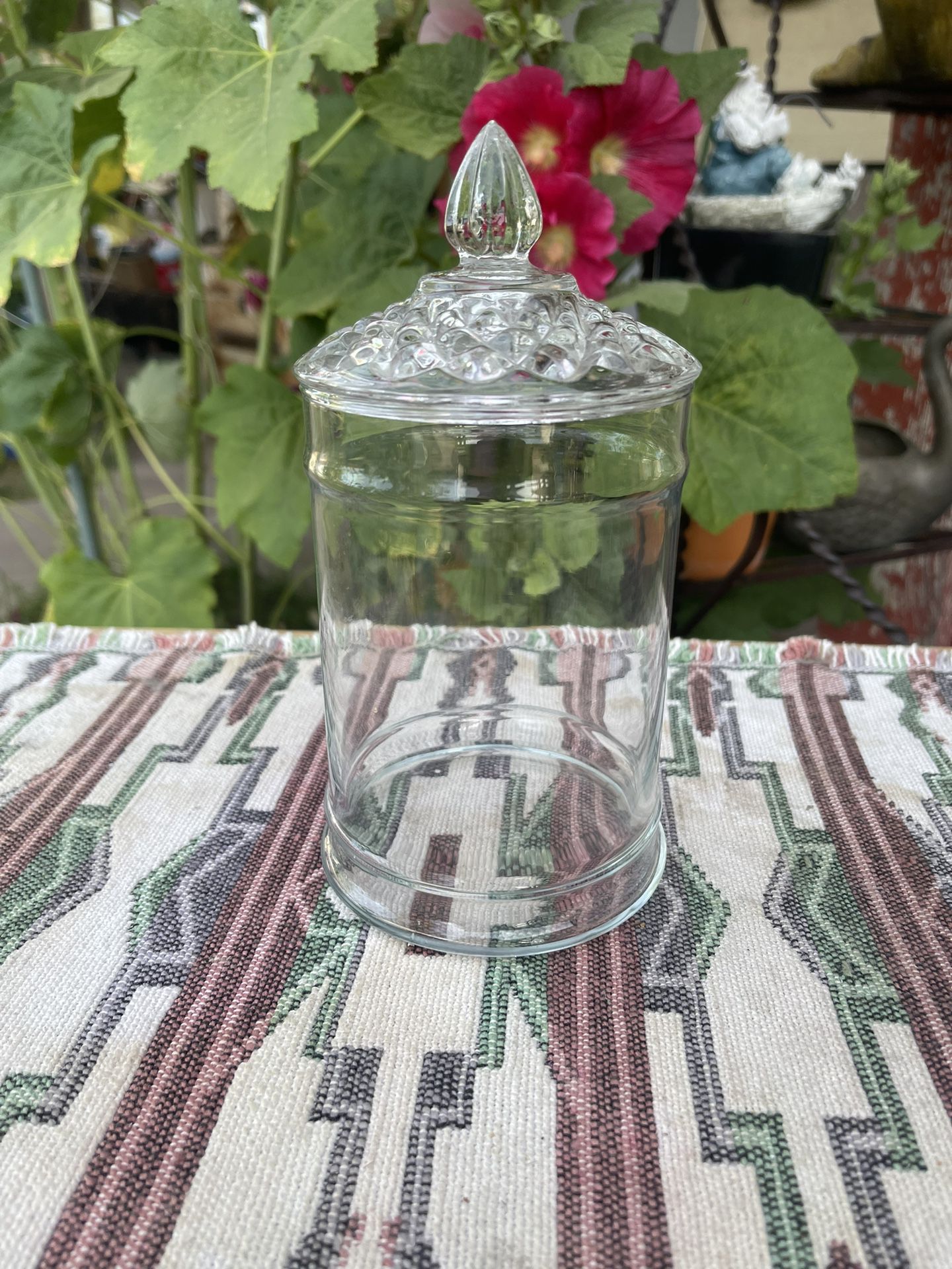 Vintage Glass Candy Jar